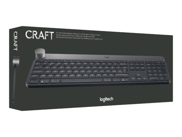 Logitech Craft Advanced Creative Input Dial Tastatur Ja Trådløs Pan nordisk EAN 5099206072862