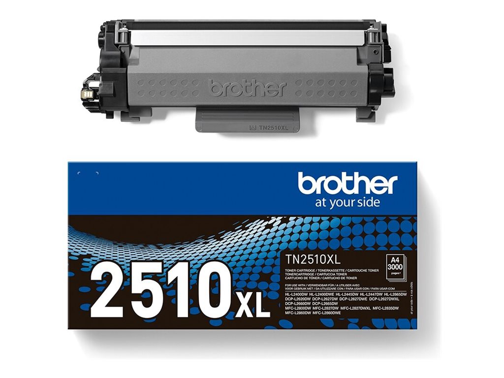 Brother TN-2510XL Sort 3000 sider Toner EAN 4977766830294