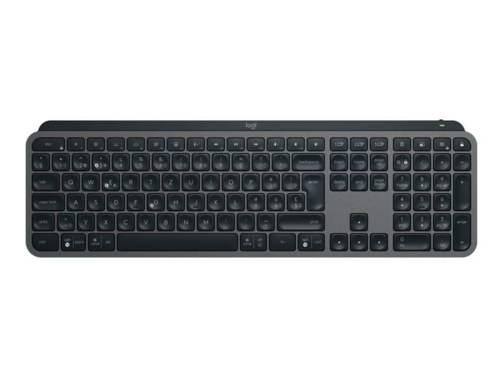 Logitech MX Keys S Tastatur Membran Ja Trådløs Nordisk (dansk/finsk/norsk/svensk) EAN 5099206112292