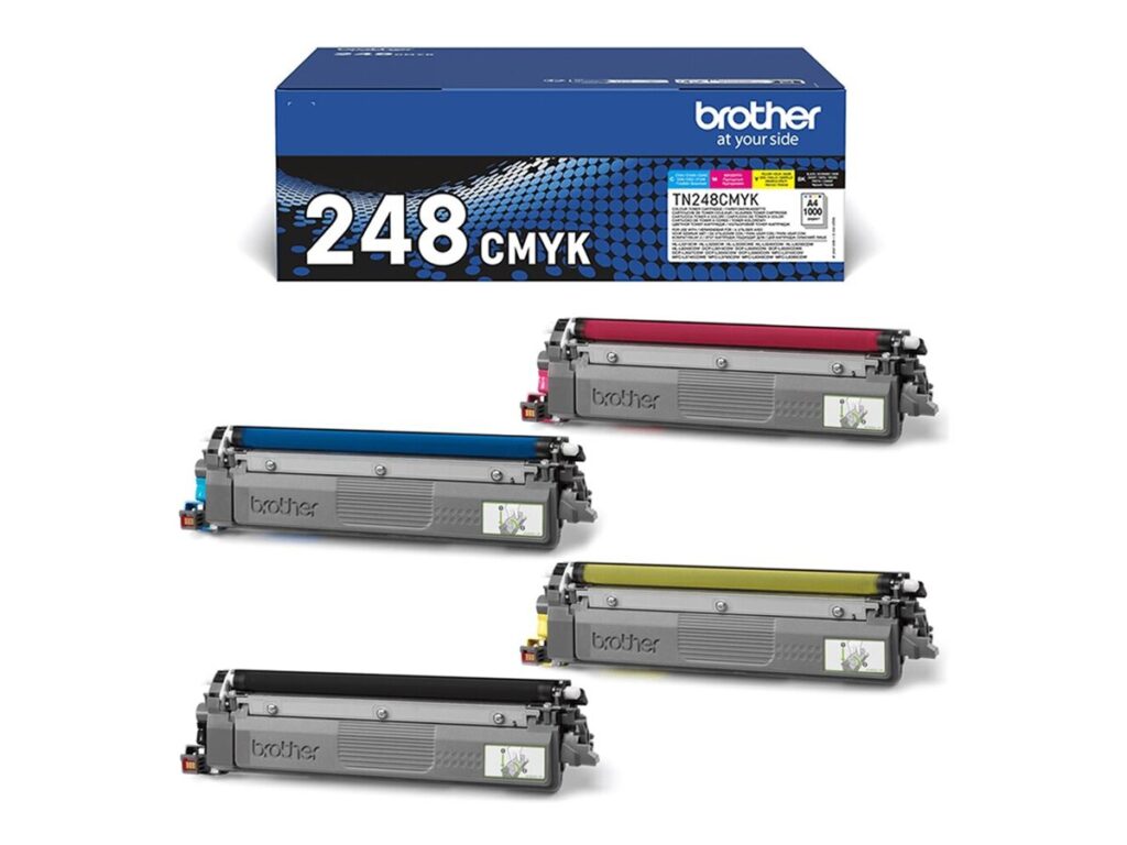 Brother TN248VAL Multipack Sort Gul Cyan Magenta 1000 sider Toner EAN 4977766821865