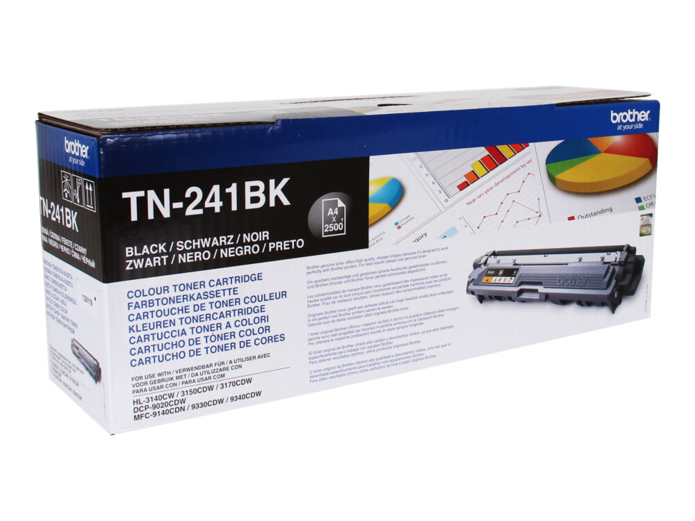 Brother TN 241BK Sort 2500 sider Toner EAN 4977766812795