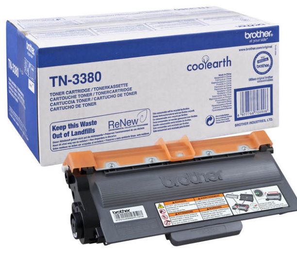 Brother TN 3380 Sort 8000 sider Toner EAN 4977766708906