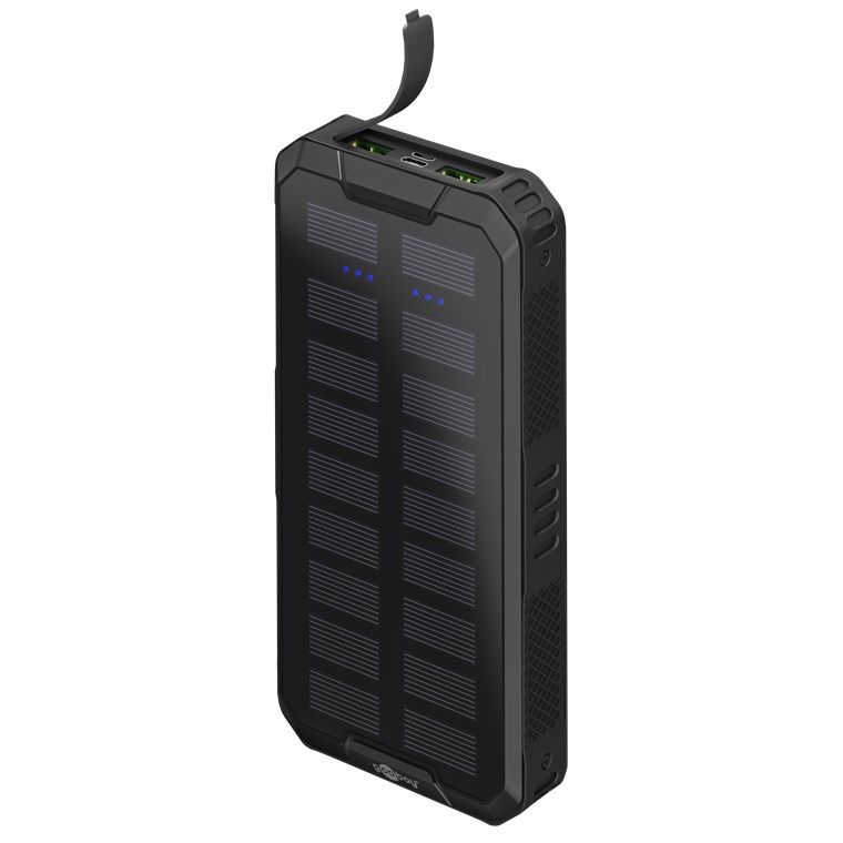 Goobay Udendørs Solcelle Power Bank - 20,000 mAh EAN 4040849539343