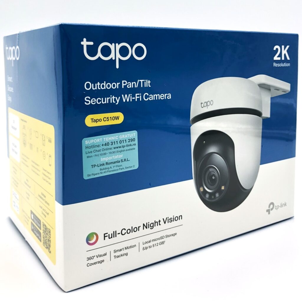 Tapo C510W V1 Netværksovervågningskamera Udendørs 2304 x 1296 EAN 4895252501575