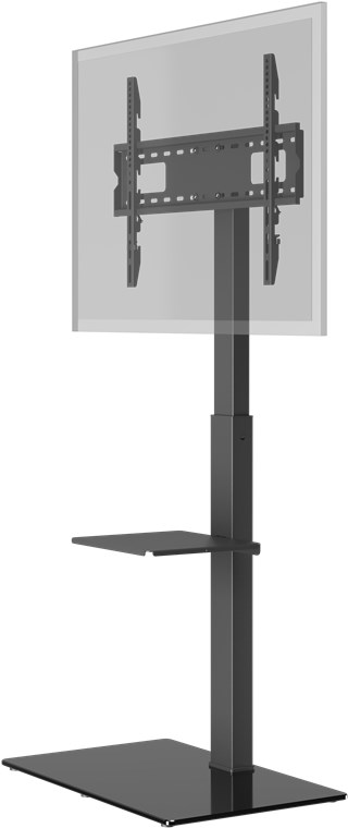 TV Floor Stand Basic (Size L), Black - for TVs and monitors between 37 and 70 inches (94-178 cm) EAN 4051369585260